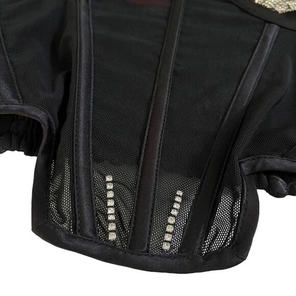 MARIANNA SENCHINA Crystal Cry Top in Black - Picture 6 of 12